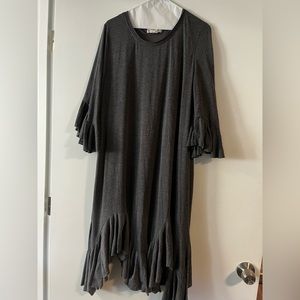 Paisley Vine Boho Dress, L